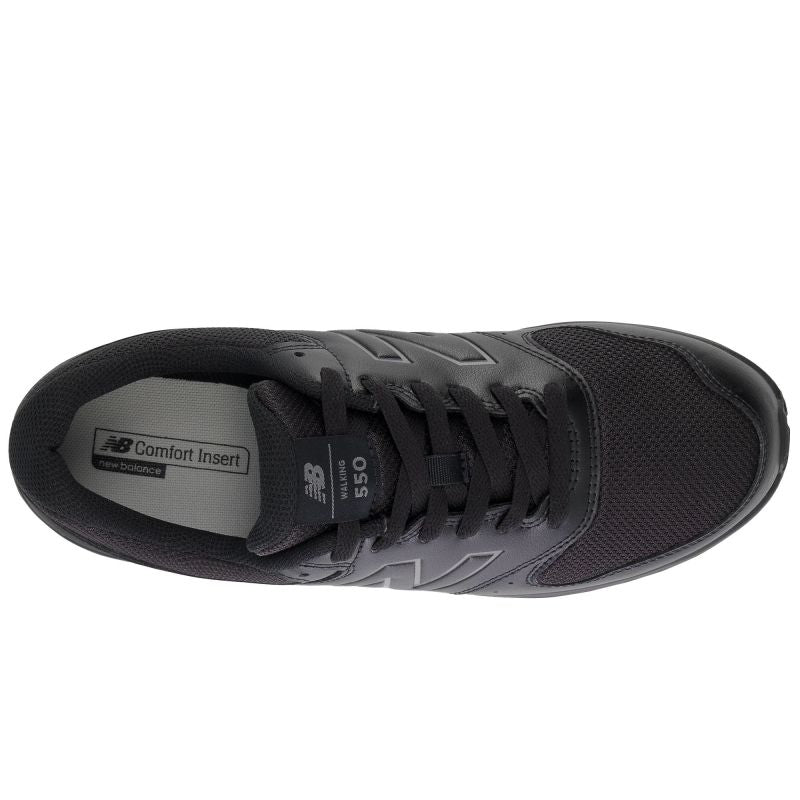 New Balance 550 Men's Sports Sneakers Leather Training Shoes Black (MW550BK4)