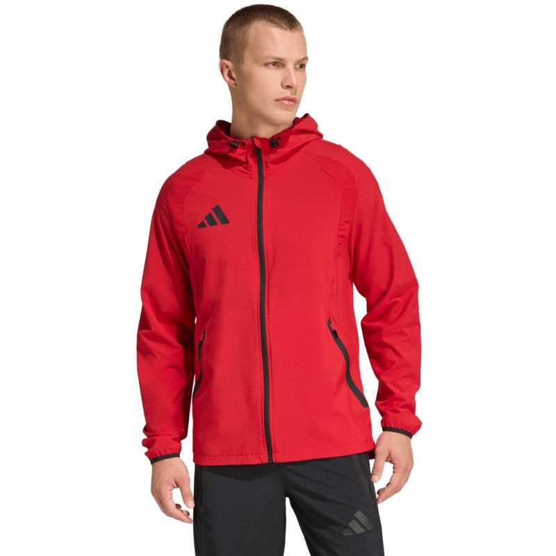 Giacca da uomo adidas Tiro 26 Travel Windbreaker Rossa KD3337