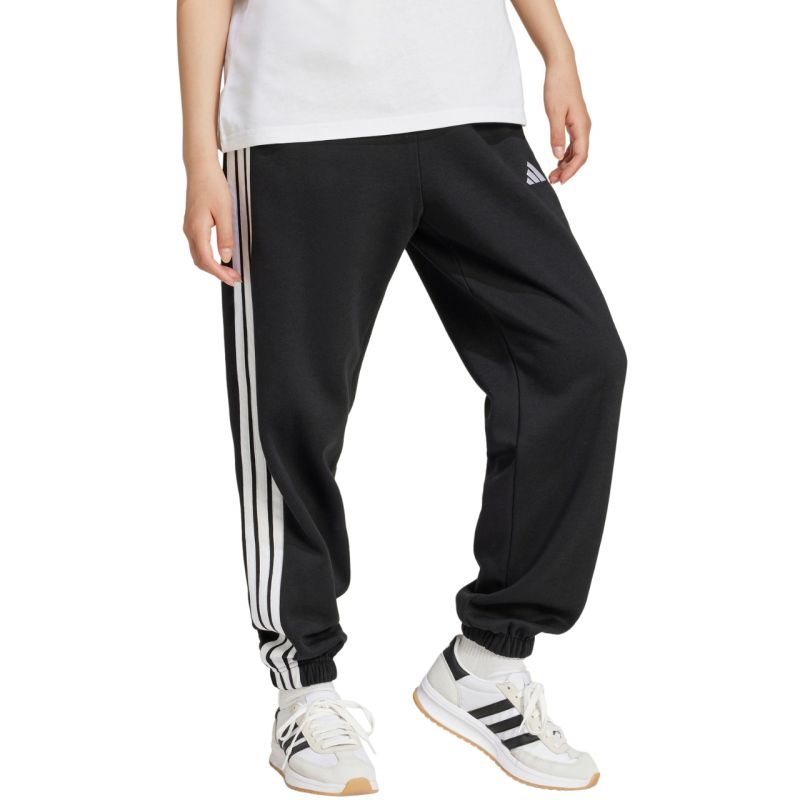 adidas Essentials 3-Stripes Fleece Loose-Fit Pants W JE1276