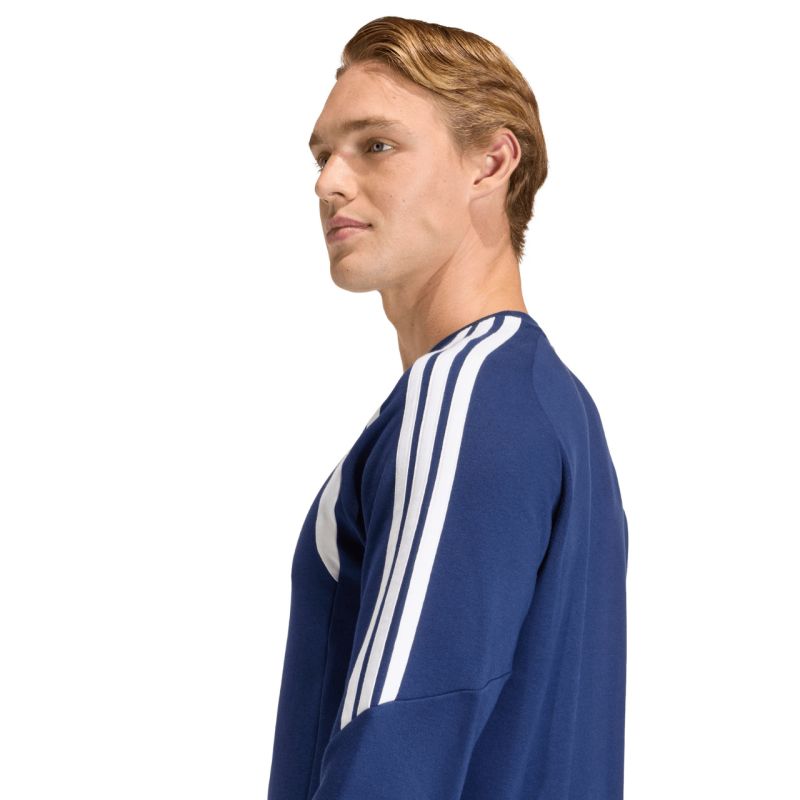 Felpa girocollo da uomo adidas Tiro 26 League blu navy e bianca KF5816
