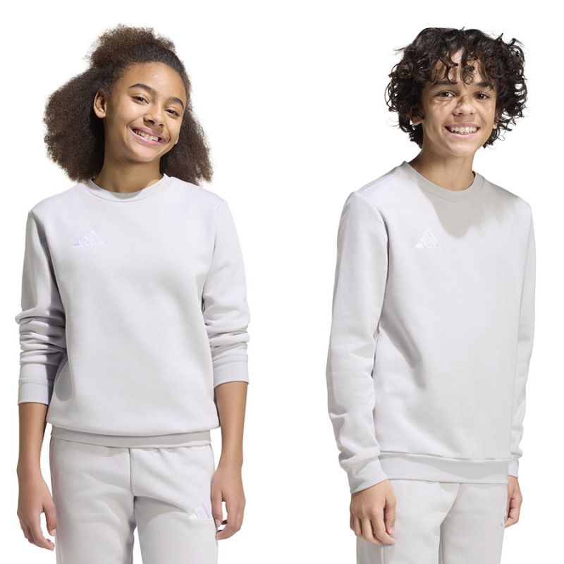 adidas Entrada 26 Maglia Sweat per bambini grigio JZ6551