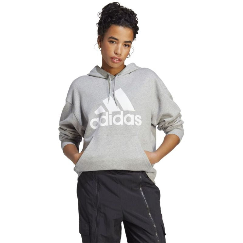 Felpa con cappuccio in spugna oversize adidas Essentials Big Logo W IC9865
