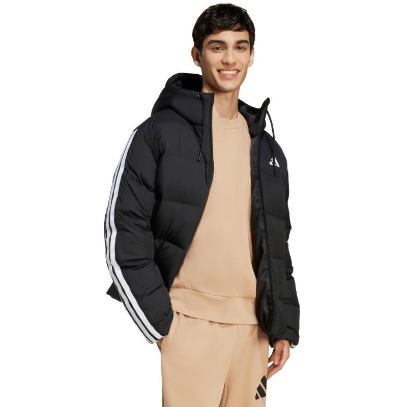 adidas Essentials Climawarm 3 Stripes Puffer Down Hooded M JM4165