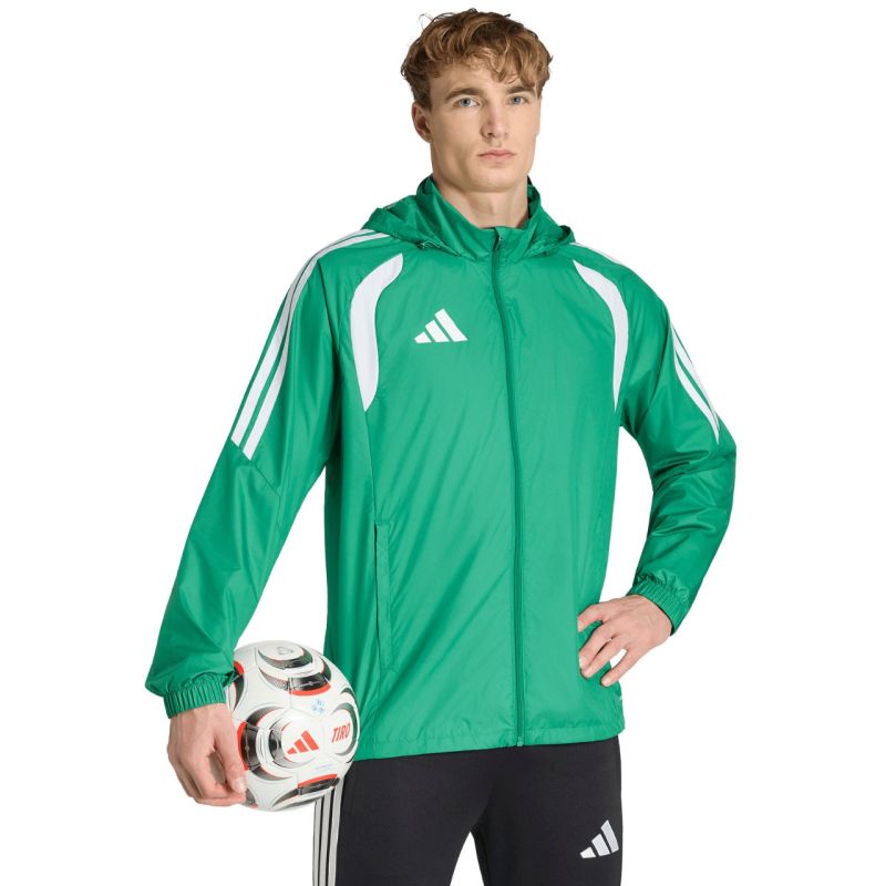 Giacca a vento da uomo adidas Tiro 26 League verde JY9729