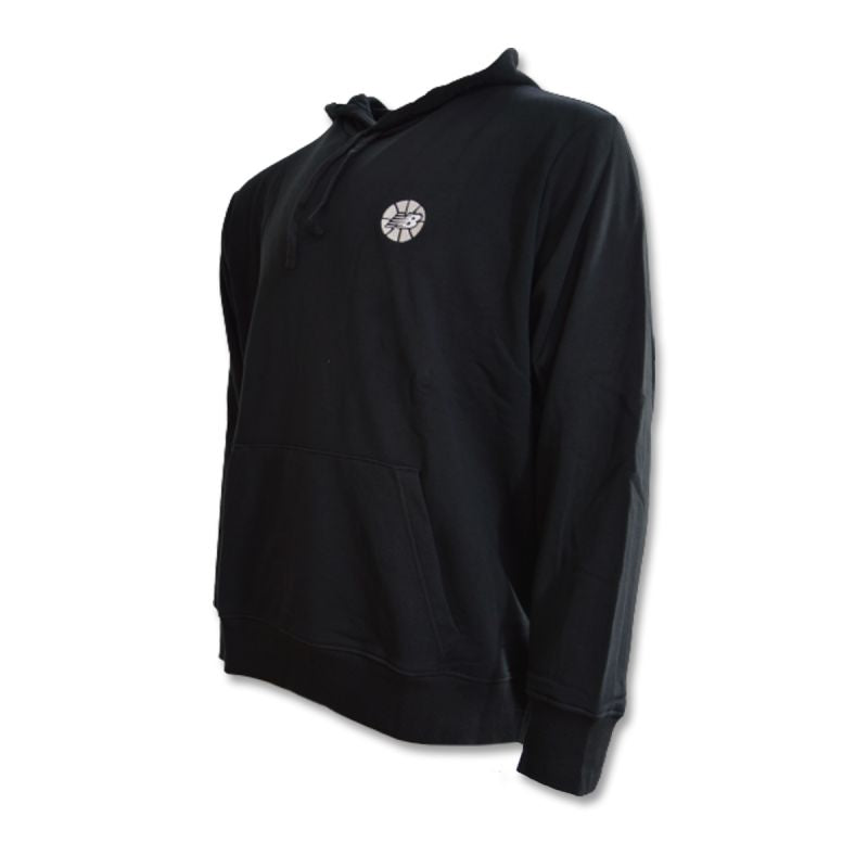 Felpa con cappuccio New Balance Hoops Essentials Fundamental - MT23581BK