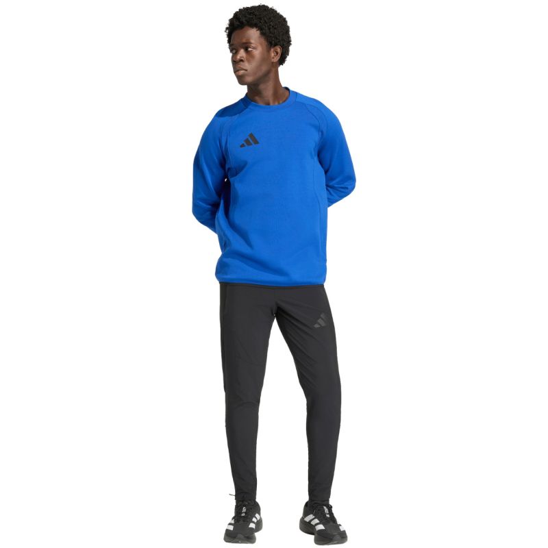 Felpa girocollo da uomo adidas Tiro 26 Travel blu KD1146