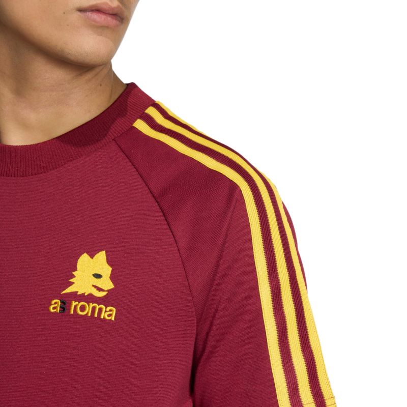 T-shirt adidas AS Roma Originals da uomo bordeaux JZ7185