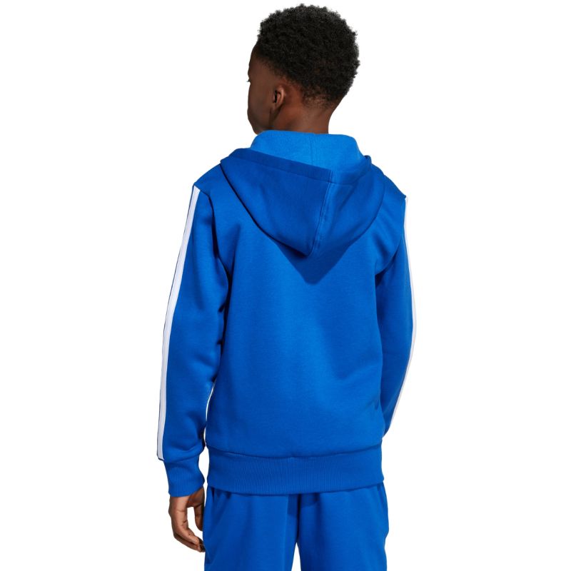 adidas Essentials Full-Zip Hoodie per Bambini Blu JY4977