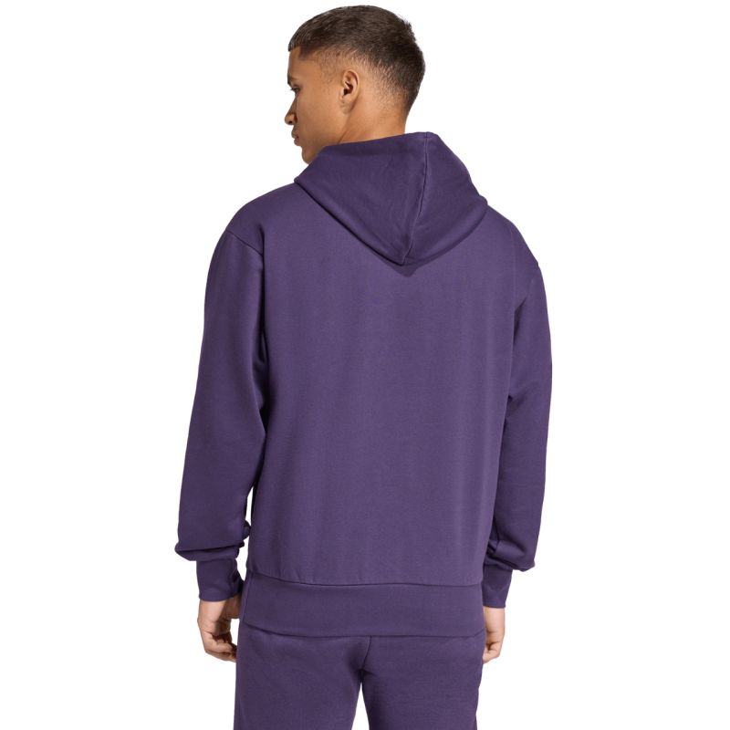 Felpa da uomo adidas Essentials Feelcozy viola JX5661