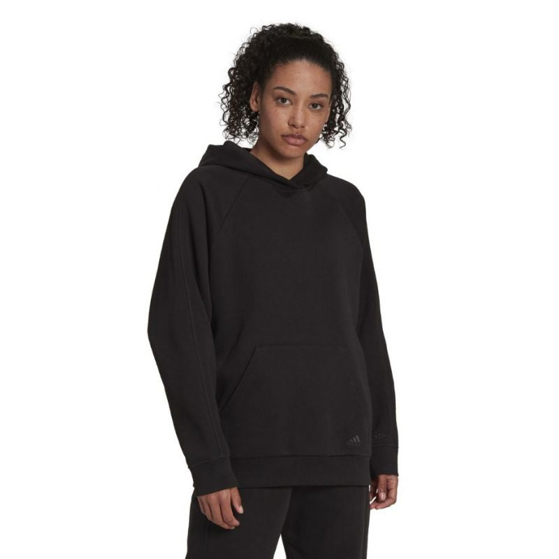 Felpa con Cappuccio in Pile Boyfriend Adidas All Sz W HC8823