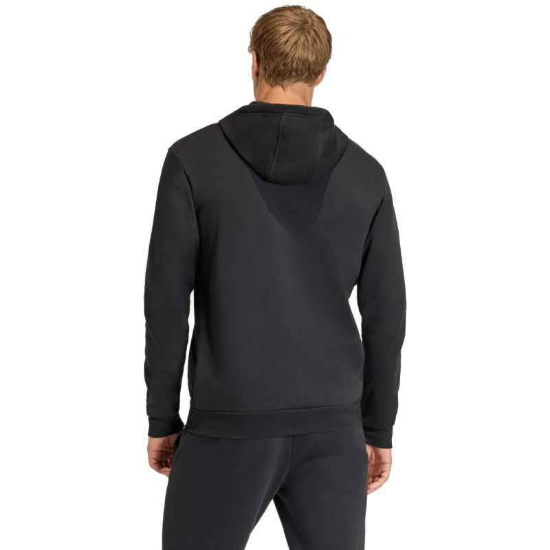 Felpa con cappuccio full zip adidas Entrada 26 da uomo nera KF5945