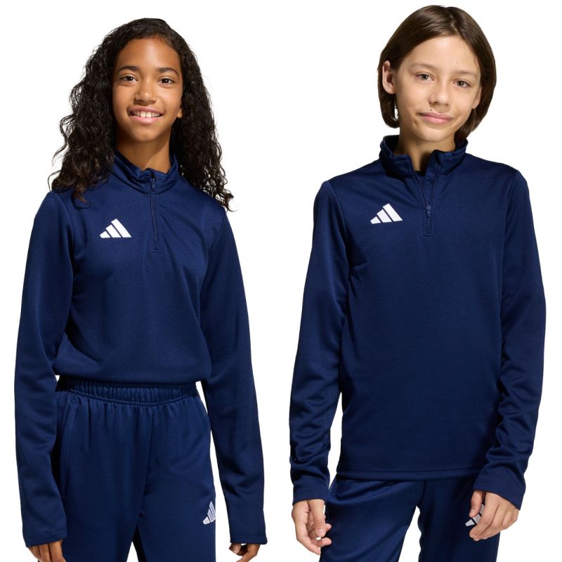 adidas Entrada 26 Training Top Blu Scuro JZ6638 Felpa per Bambini