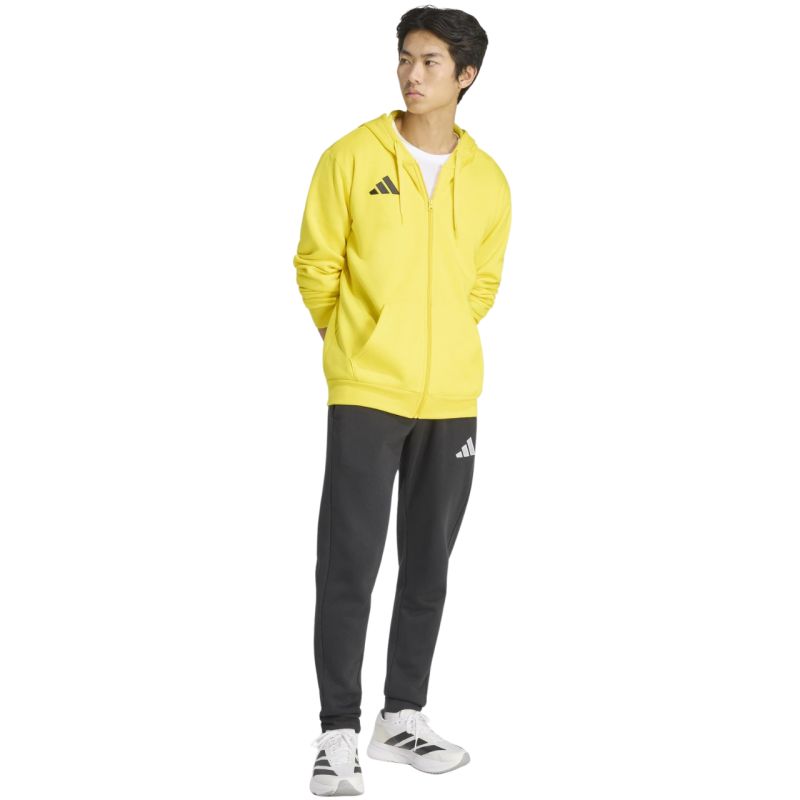 Men's adidas Entrada 26 Full Zip Hoody Yellow KF8964