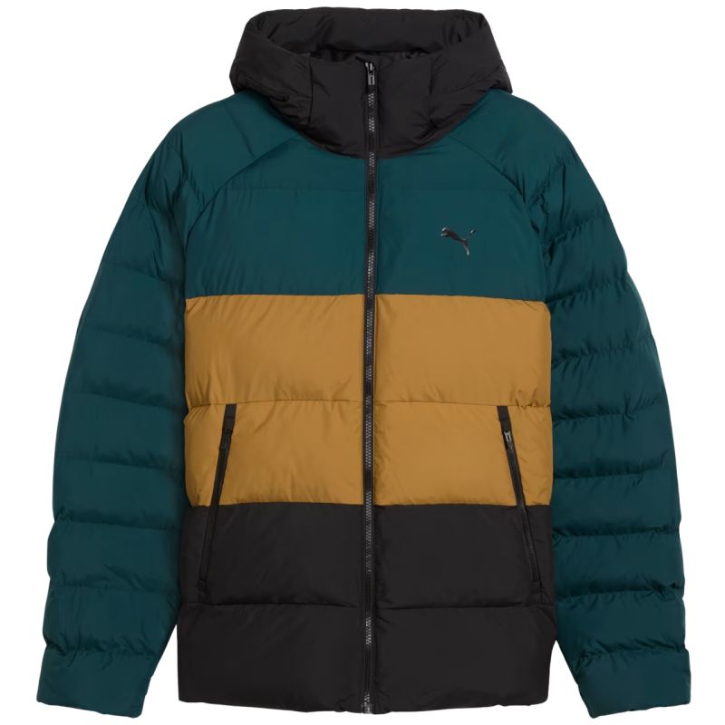 Puma Mono Hooded Giacca da Uomo Verde-Marrone-Nero 688367 75