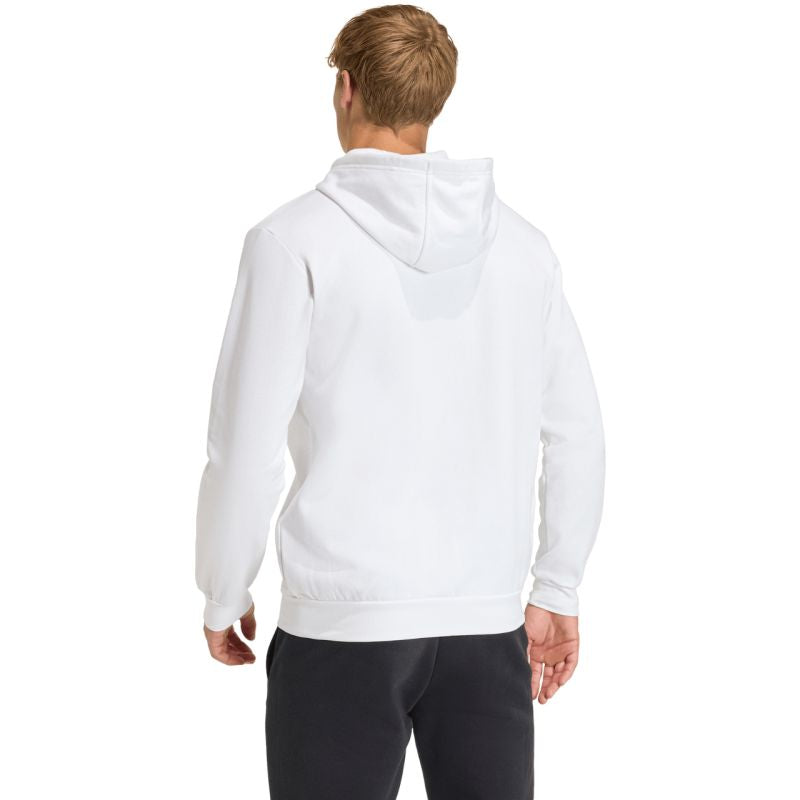 Felpa con cappuccio full zip adidas Entrada 26 uomo bianca KF5943