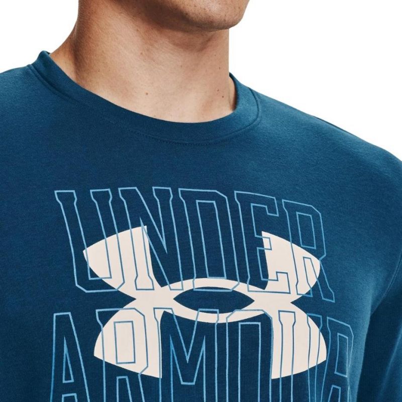 Under Armor UA Rival Terry Logo Crew M 1370391 458 sweatshirt