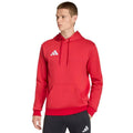 Felpa con cappuccio adidas Entrada 26 da uomo rossa JZ6576