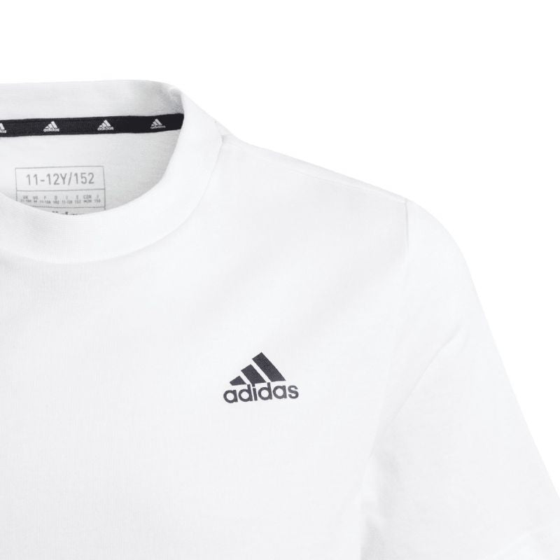 adidas Essentials T-shirt in cotone con piccolo logo Jr IB4093