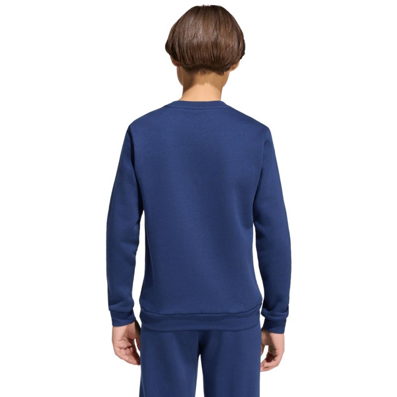 adidas Entrada 26 Felpa Bambino, blu navy JZ6552