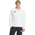 Felpa con cappuccio full zip adidas Entrada 26 uomo bianca KF5943