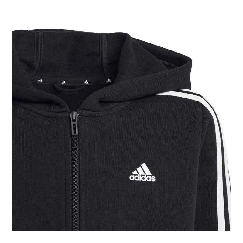 Felpa Adidas 3 Stripes FL Full-Zip Hoody Jr HR6331