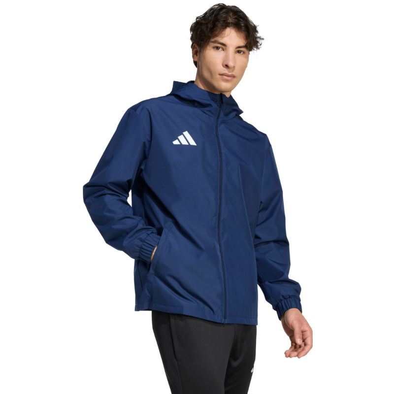 Giacca da uomo adidas Entrada 26 All Weather Blu Scuro JZ9102