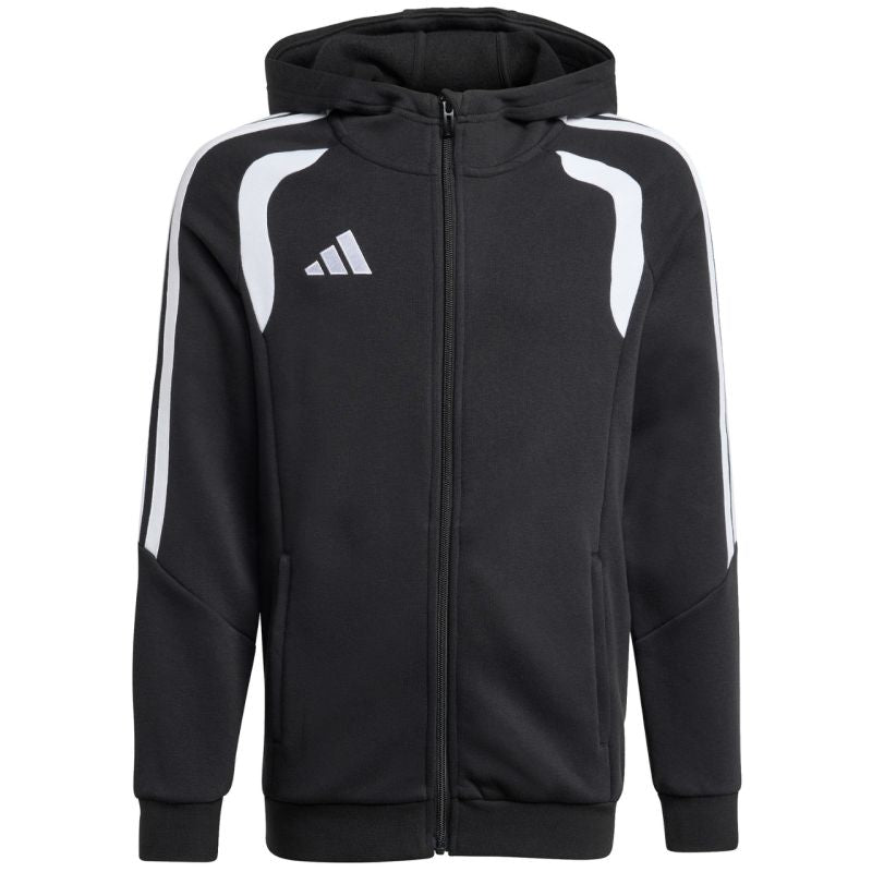 adidas Tiro 26 League Sweat Full Zip Hoodie for Kids Black KF3324