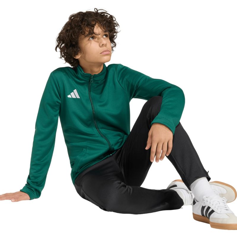 Felpa adidas Entrada 26 Track verde da bambino KE9837