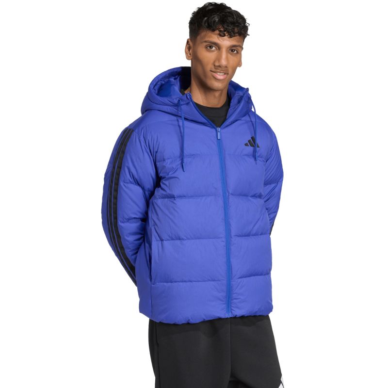Giacca uomo adidas Ess 3S PD HD J cobalto JW9099
