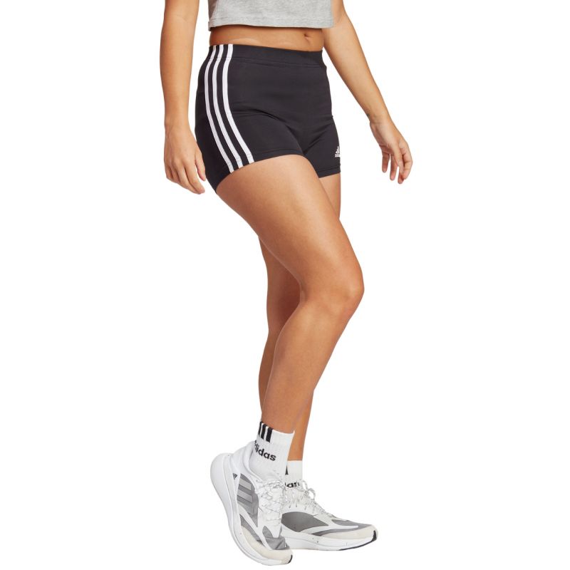 adidas Essentials 3-Stripes Single Jersey Booty Shorts da donna IC0757