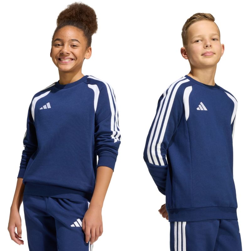 Felpa adidas Tiro 23 League Girocollo Blu Navy KF5821 per Bambini