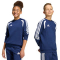 Felpa adidas Tiro 23 League Girocollo Blu Navy KF5821 per Bambini