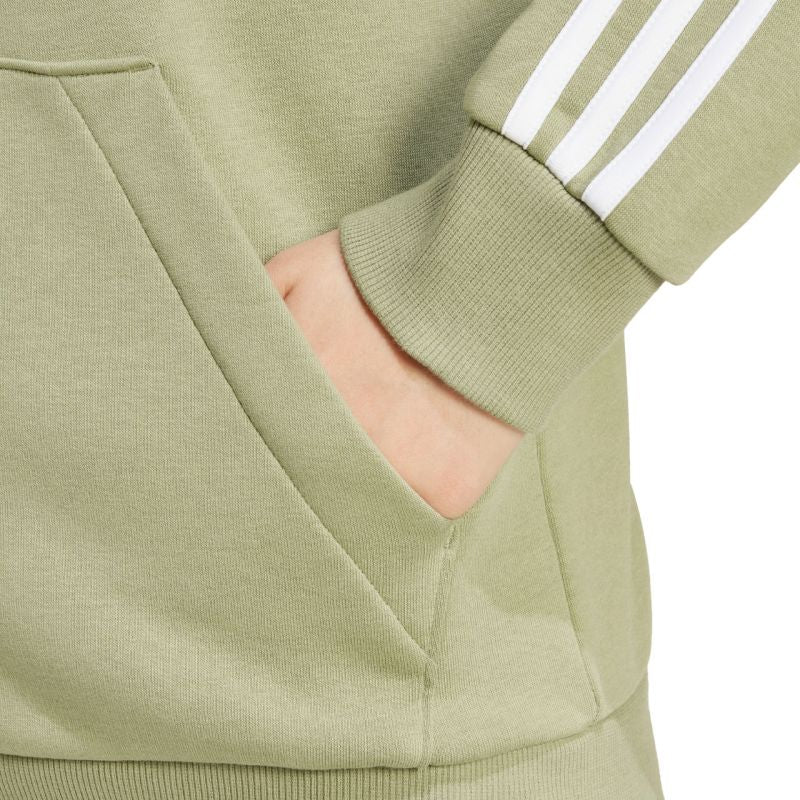 Felpa in Pile con Cerniera Intera a 3 Strisce adidas Essentials W JP2352