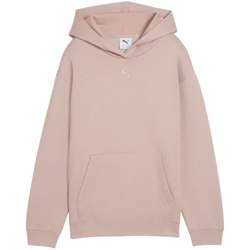 Puma ESS Centered Cat Logo Relaxed Hoodie for Kids Pink 692973 89