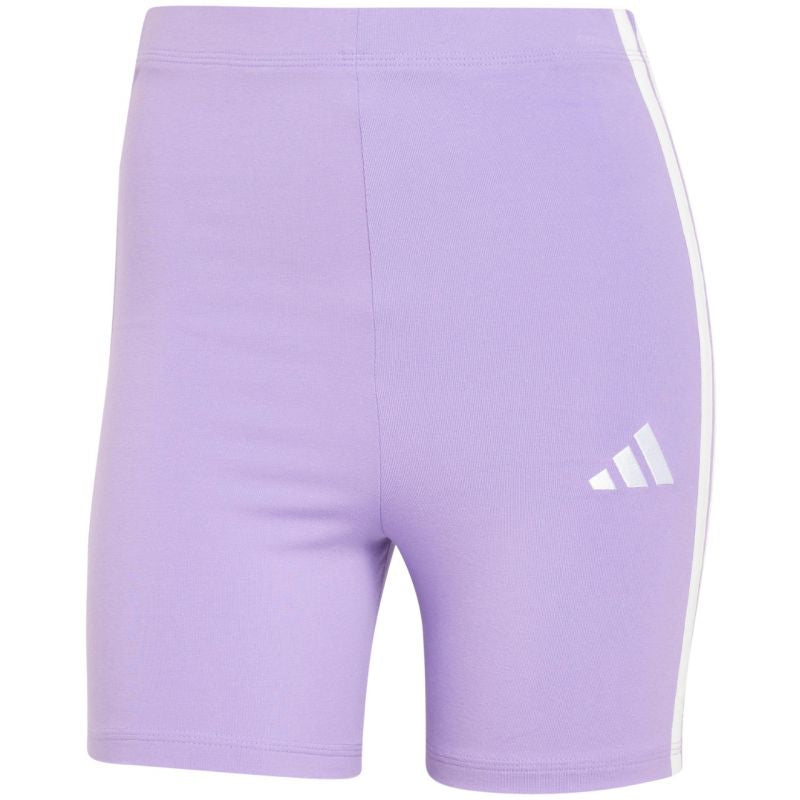 adidas Essentials 3-Stripes Pantaloncini da ciclista a vita alta W JD0914