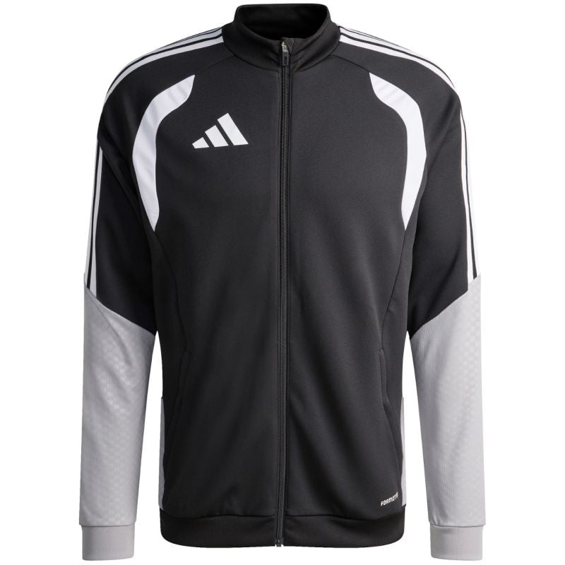 Men's adidas Tiro 26 Competition Training sweatshirt black, gray, and white JX4260