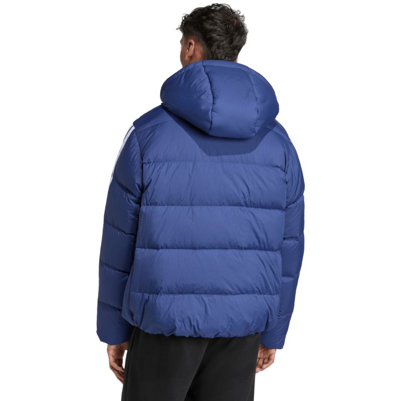 Giacca adidas Ess 3S PD HD J da uomo blu marino JX7799