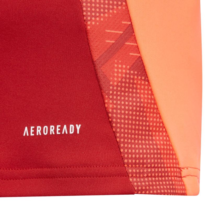 Felpa da allenamento adidas Tiro 24 Competition rosso-arancio IS1652 bambino