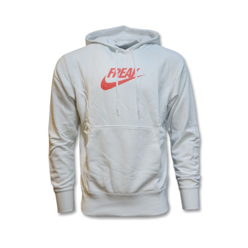 Felpa con cappuccio Nike Giannis "Freak" Summit White/Magic Ember - DA5691-121