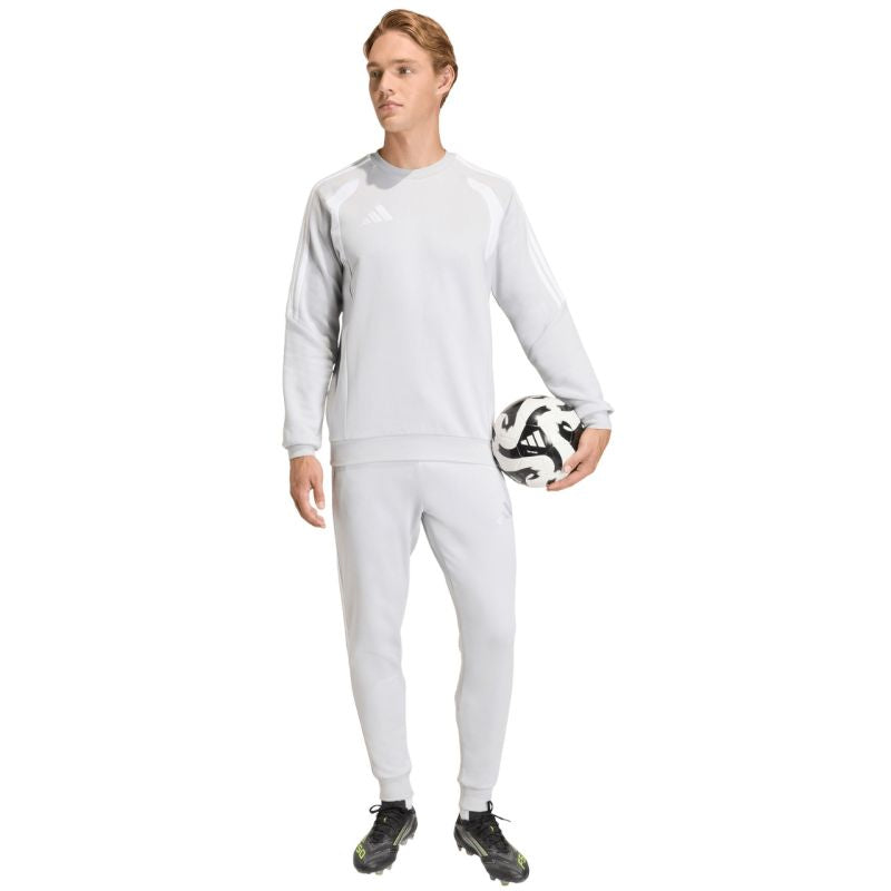 Felpa girocollo adidas Tiro 26 League da uomo grigio chiaro KF3415