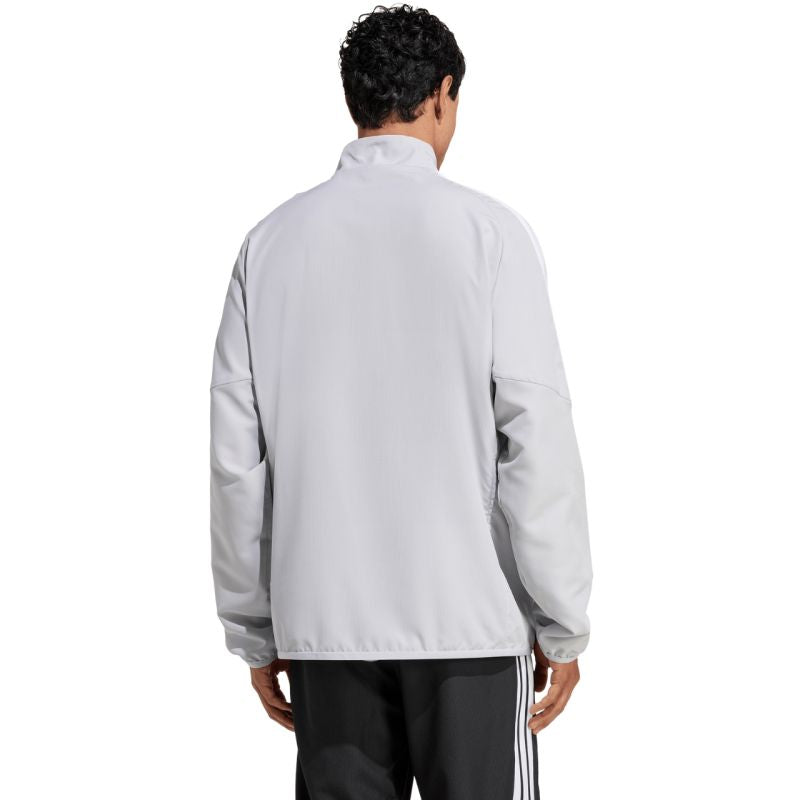 Felpa Adidas Tiro 24 League Presentazione Uomo Grigio Chiaro JZ9050