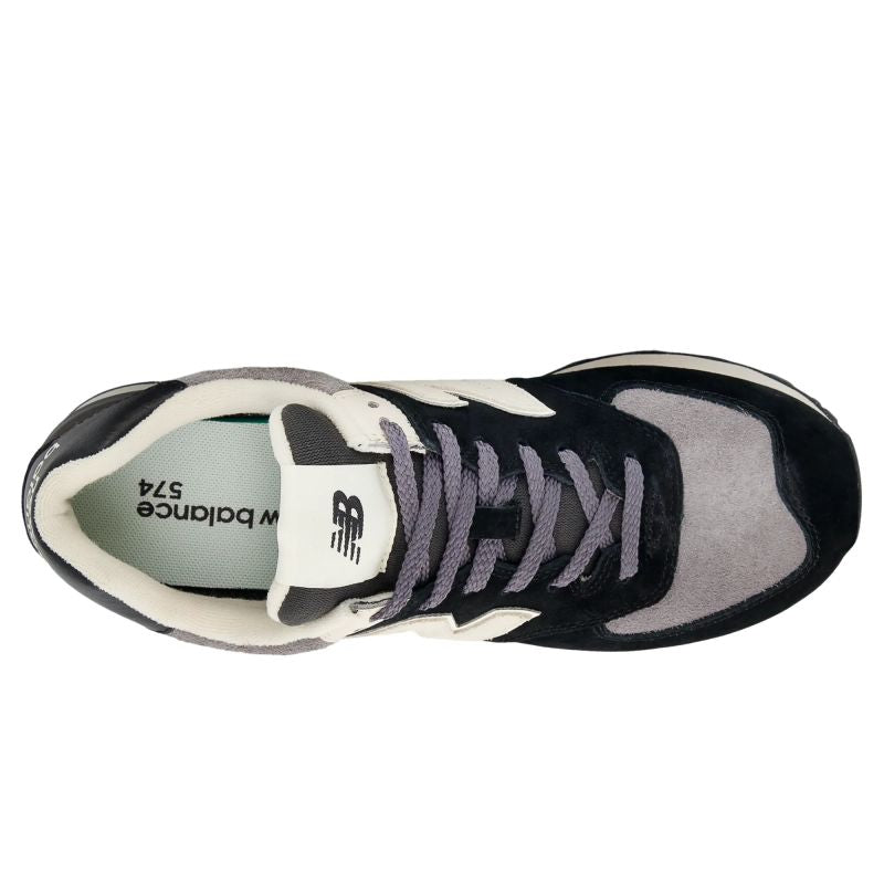 New Balance U574 lifestyle black unisex sneakers (U574SBK)