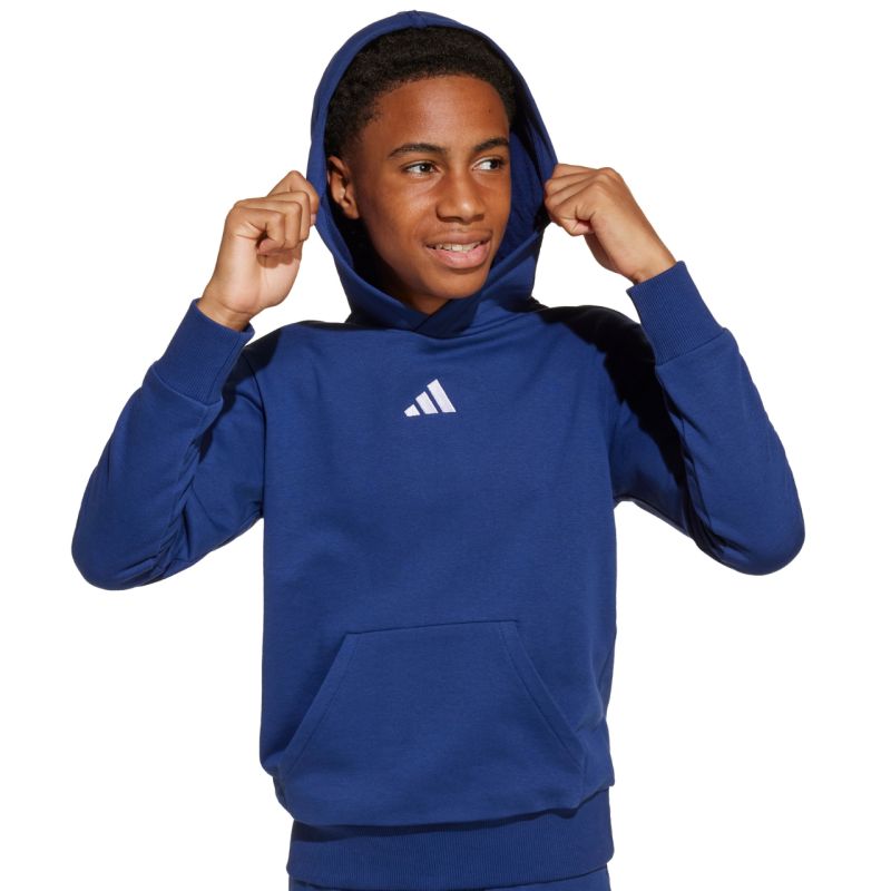 adidas Essentials navy blue kids' sweatshirt JY0612