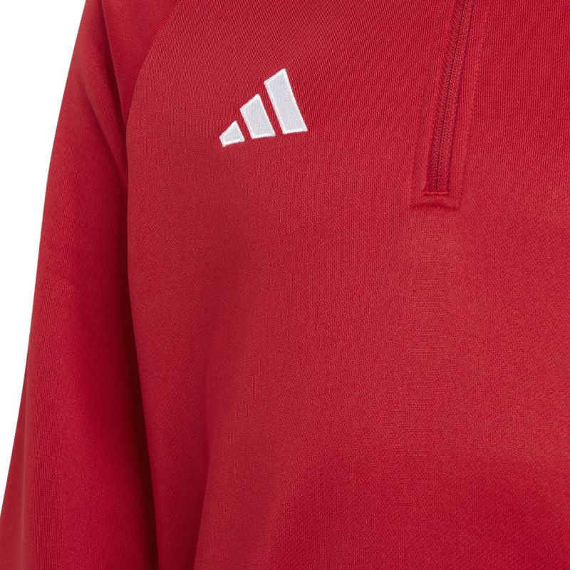 adidas Tiro 23 Competition Felpa con cappuccio per bambini rossa HI3052
