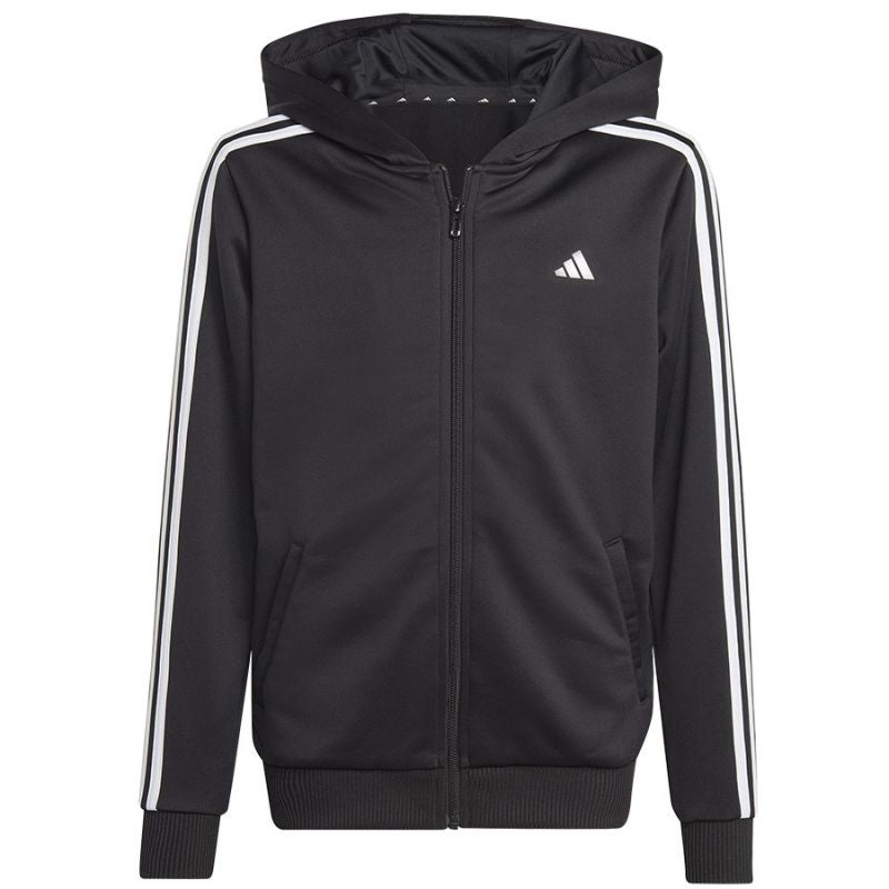Felpa adidas TR-ES 3 Stripes Full-Zip Hoody Jr HY1102