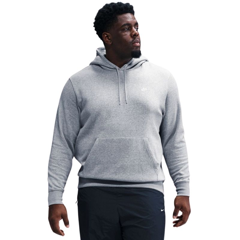 Felpa Nike Club BB da uomo grigia FN3859 063