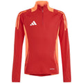 Felpa da allenamento adidas Tiro 24 Competition rosso-arancio IS1652 bambino