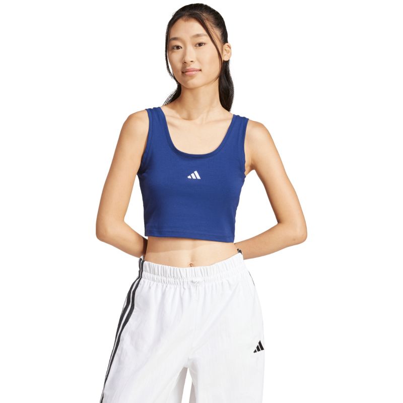 adidas Essentials Small Logo Cotton Lifestyle Tank W JC5939