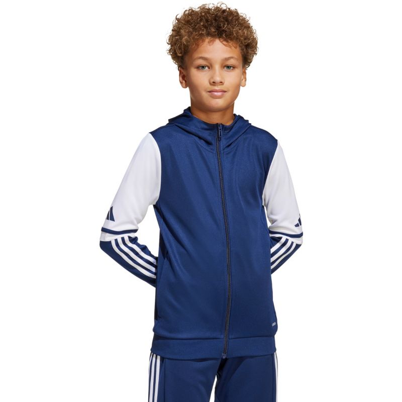 Felpa Adidas Squadra 25 con cappuccio Jr JD4800