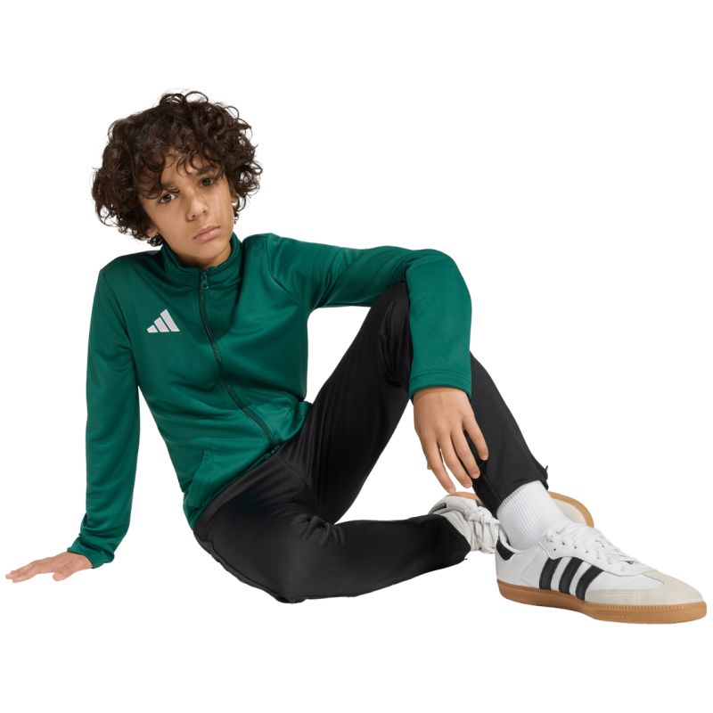Felpa adidas Entrada 26 Track verde da bambino KE9837